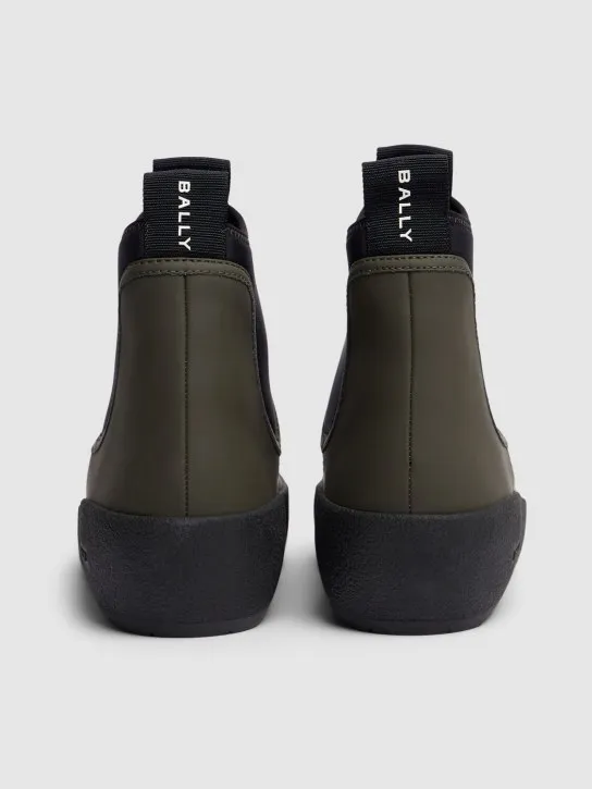 Bally   30mm Gadey II suede &amp; rubber boots 