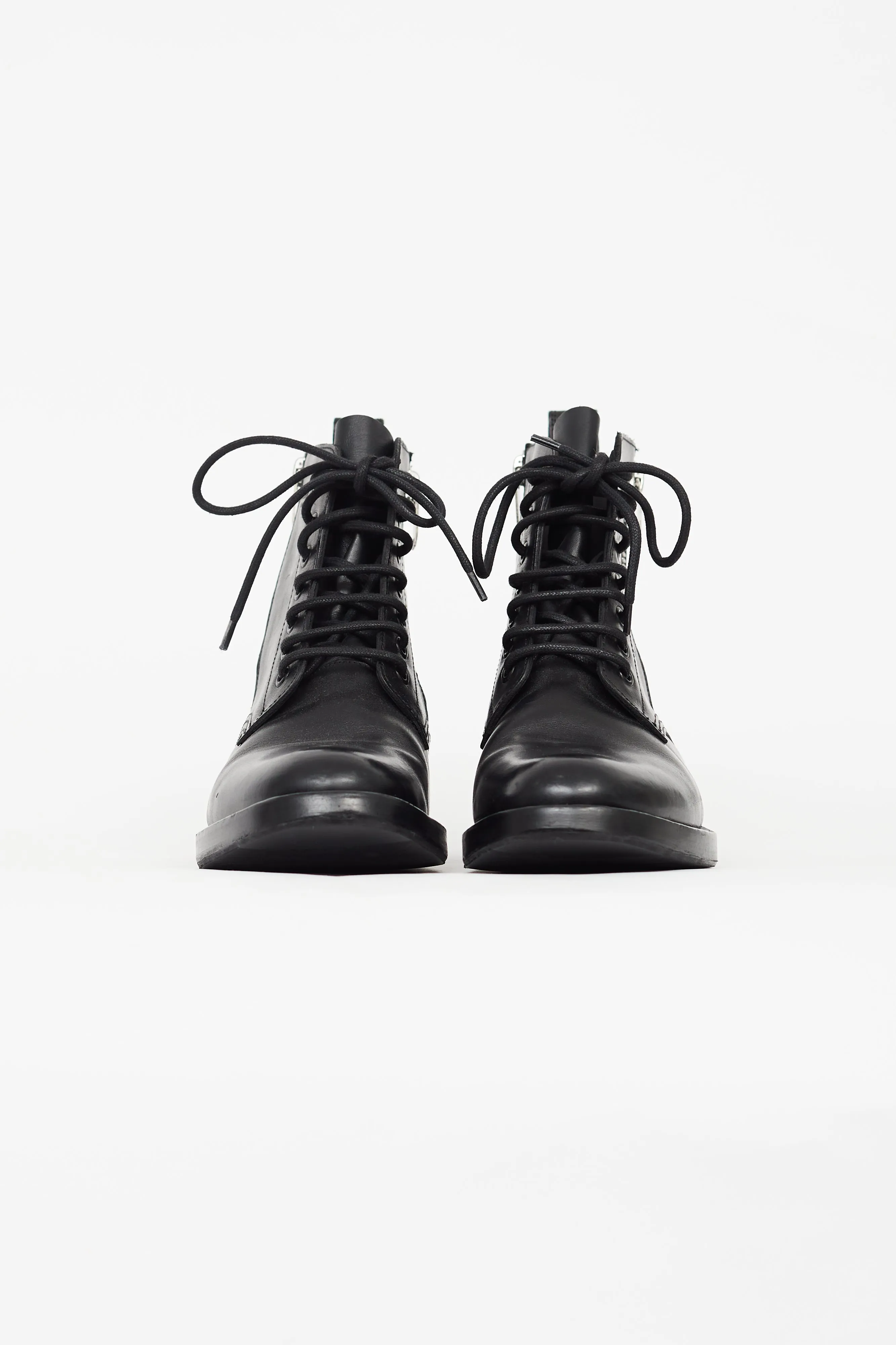 Black Ranger Leather Combat Boot