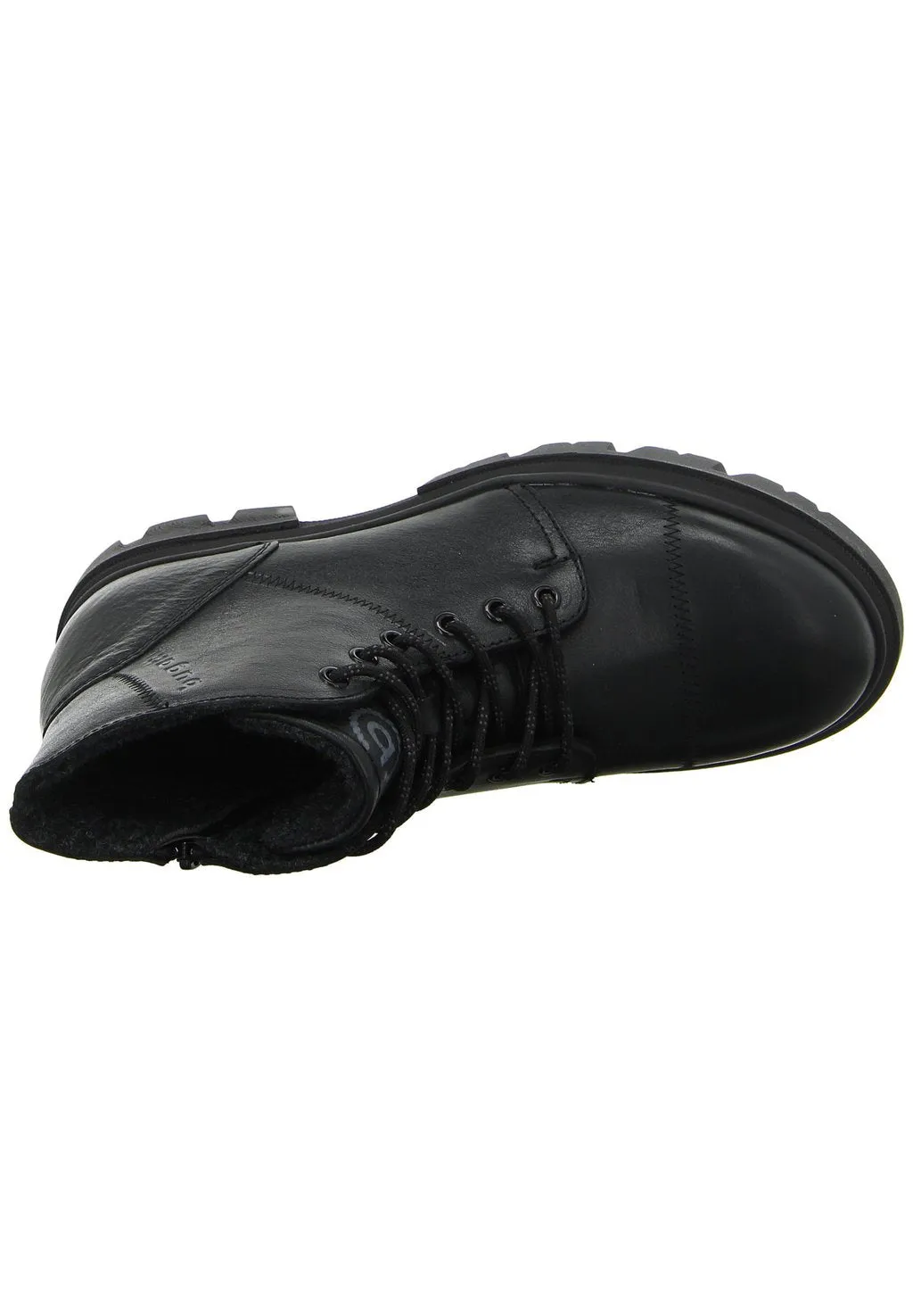 Bugatti lace-up boots, black