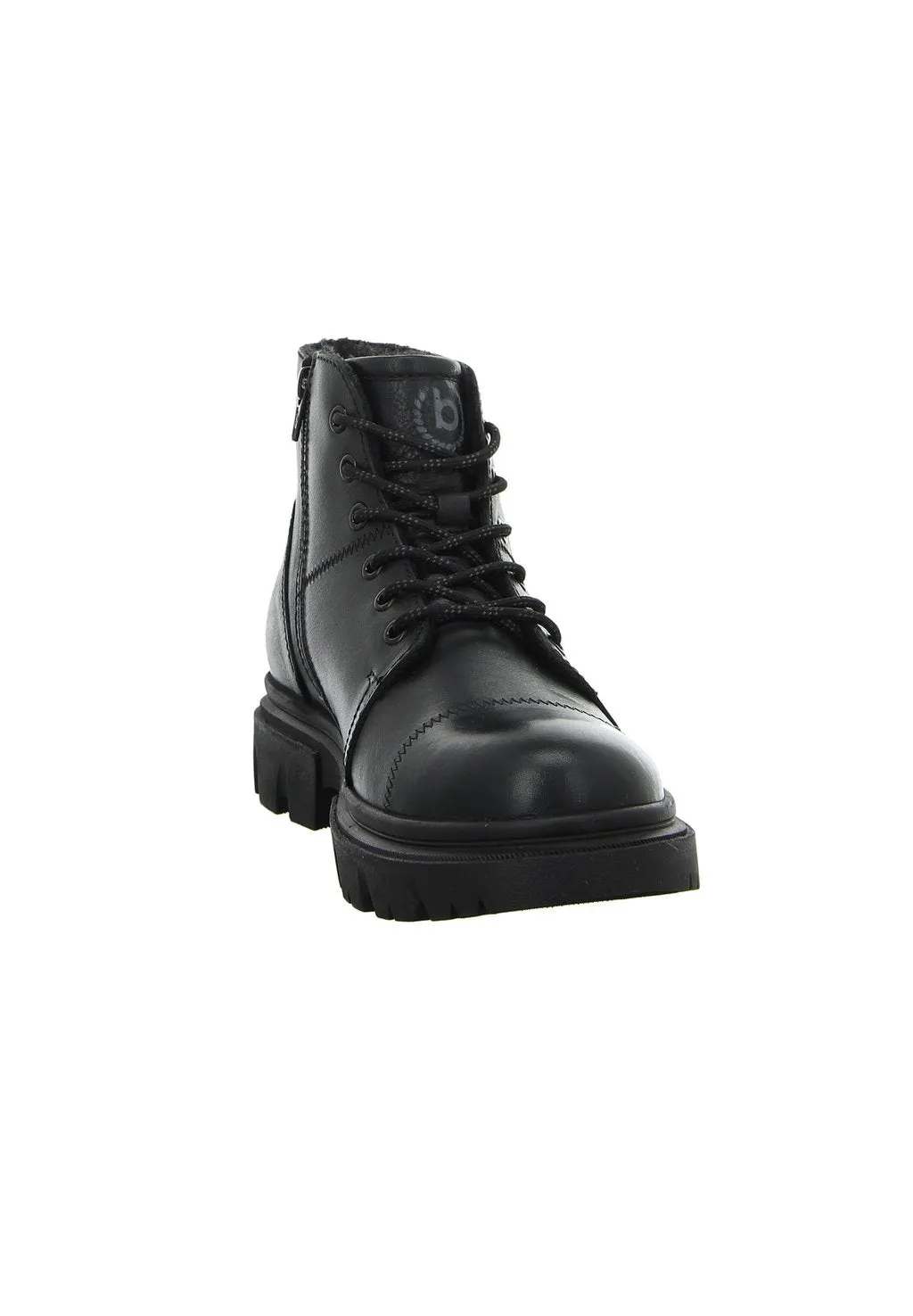 Bugatti lace-up boots, black