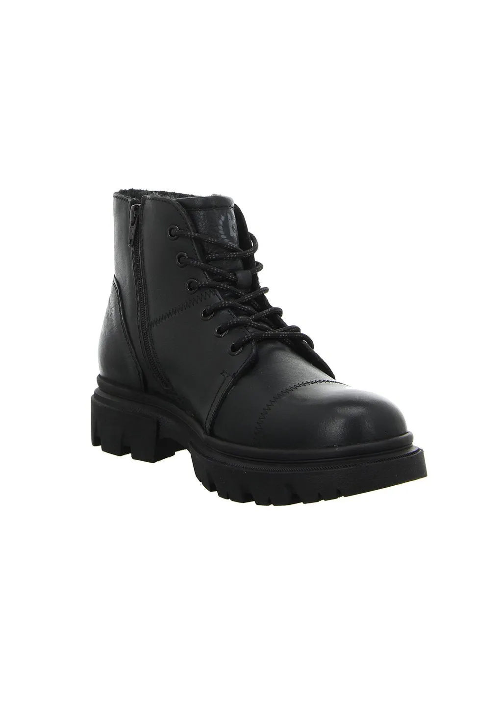 Bugatti lace-up boots, black