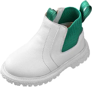 EnJoCho Little Girls Fashion Boots Girls Boys Children Ankle Boots Kids Low Heel Booties Fashion Side Zipper Short Boots