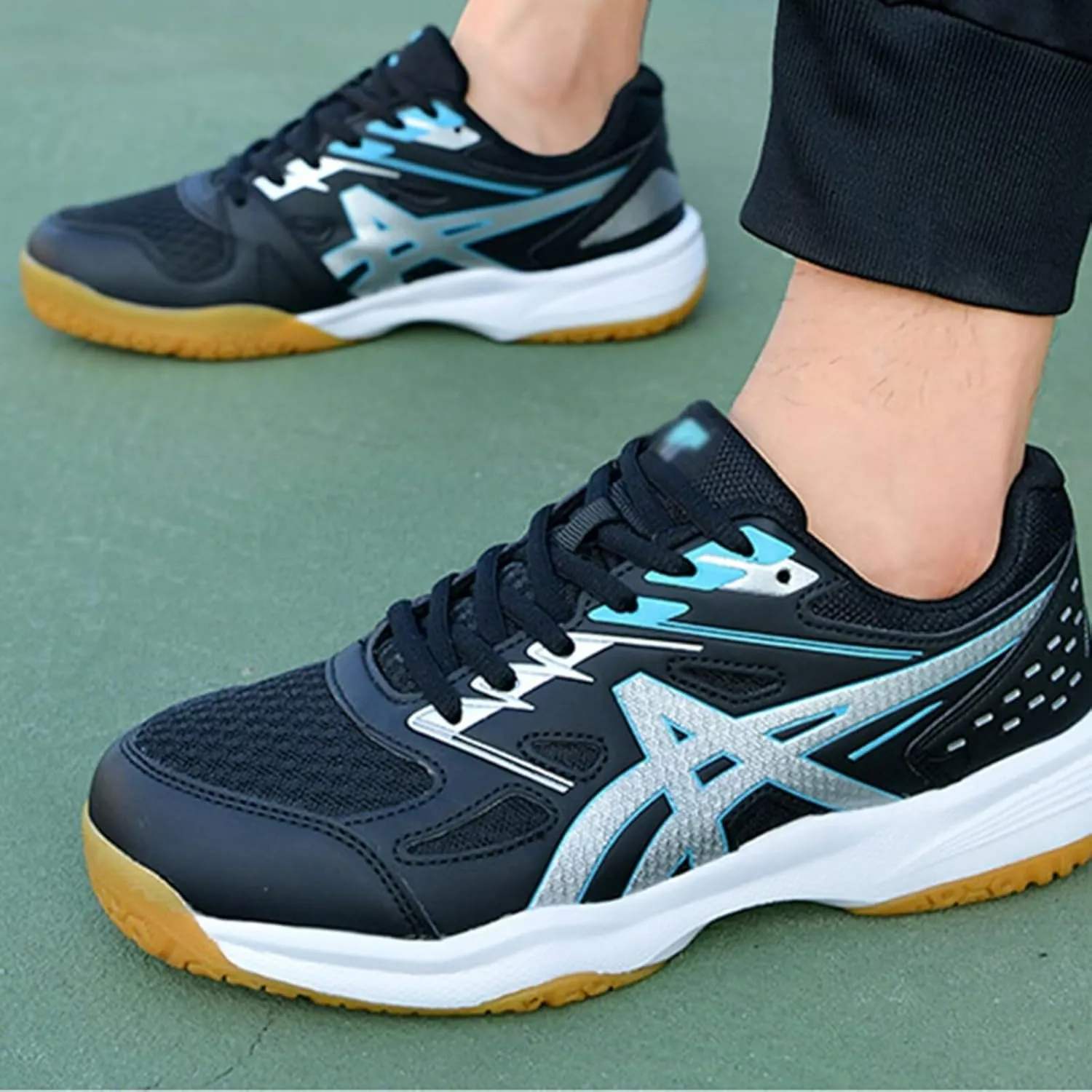 Women's Pickleball Court Shoes - Tennis, Badminton, Volleyball & More - Anti-Slip, Breathable, Comfortable Lace-Up Mesh Walking Shoes for Indoor/Outdoor Court Training