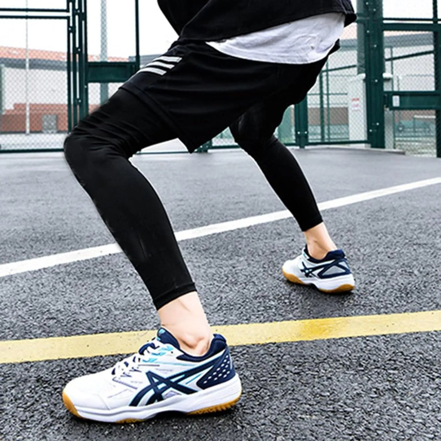 Women's Pickleball Court Shoes - Tennis, Badminton, Volleyball & More - Anti-Slip, Breathable, Comfortable Lace-Up Mesh Walking Shoes for Indoor/Outdoor Court Training