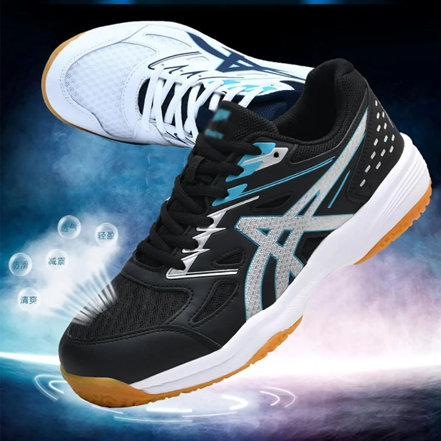 Women's Pickleball Court Shoes - Tennis, Badminton, Volleyball & More - Anti-Slip, Breathable, Comfortable Lace-Up Mesh Walking Shoes for Indoor/Outdoor Court Training